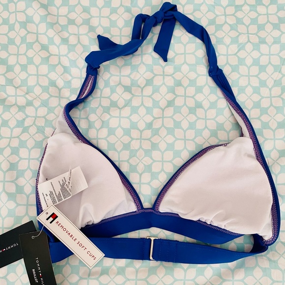 🆕Tommy Hilfiger Halter Triangle Bikini Top - Picture 4 of 4